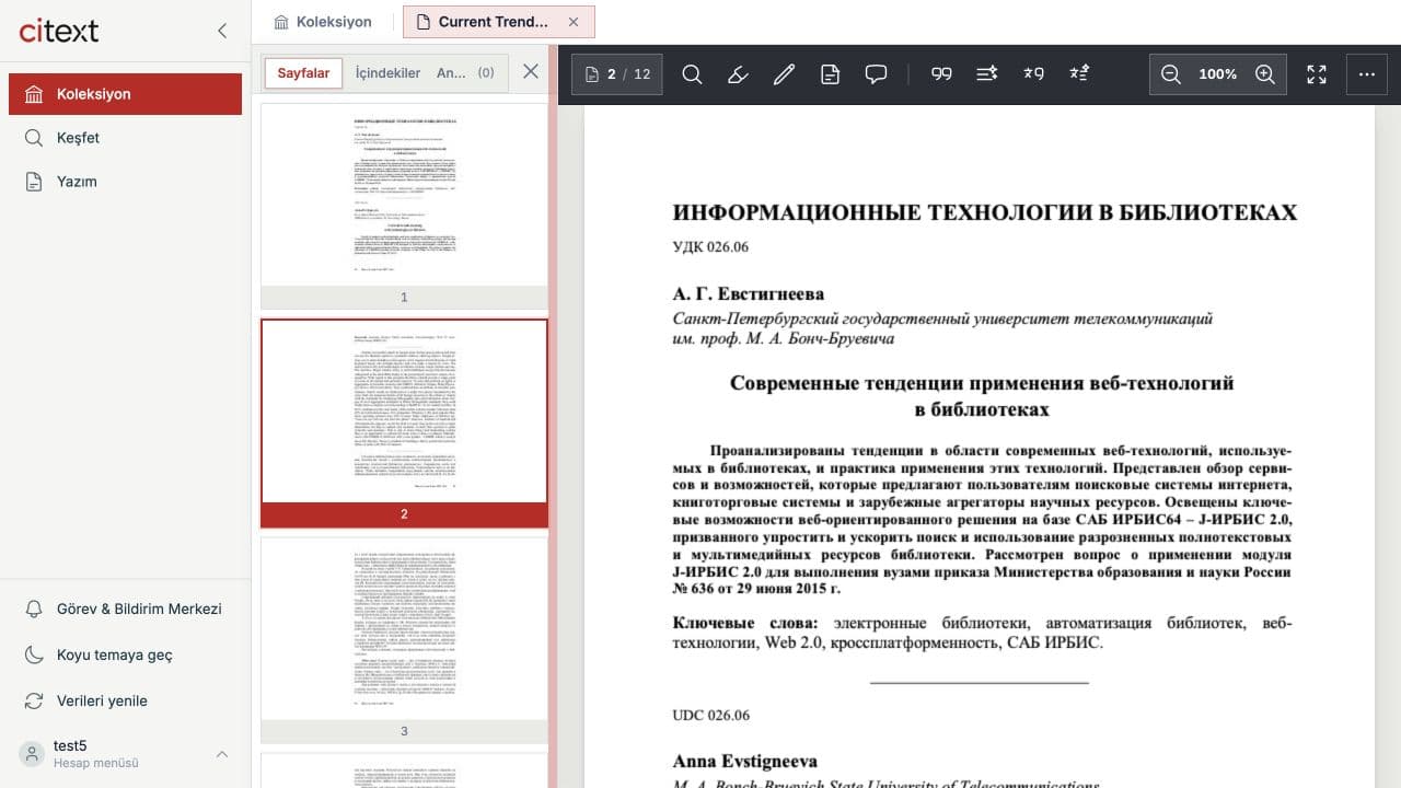 PDF üzerindeki düşüncelerinizi kaynağa bağlayın.