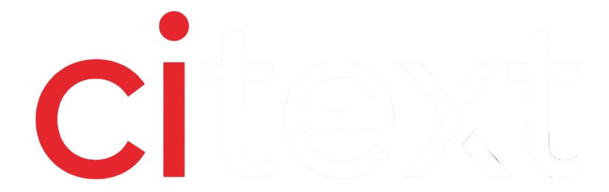 Citext logo koyu zemin